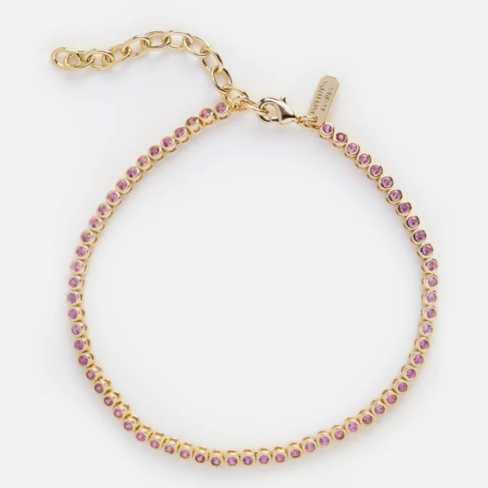 Double wrap tennis bracelet